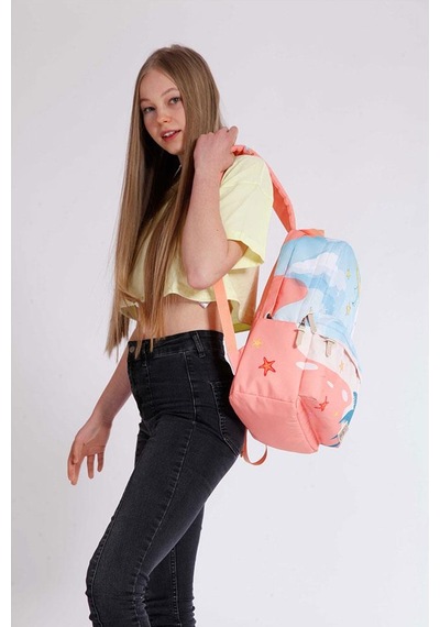 Kaukko İlkokul Sırt Çantası Büyük Boy Summer Unicorn 1397