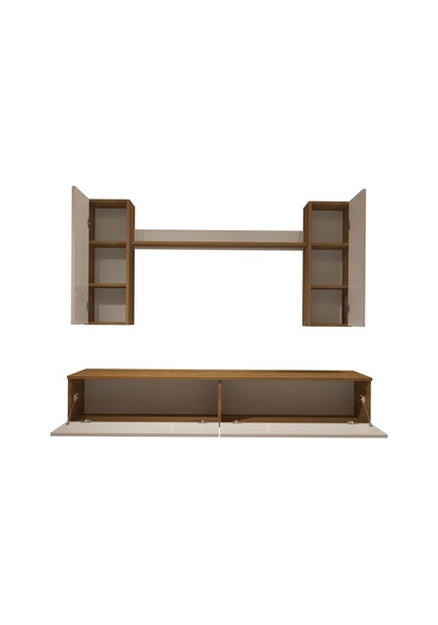 Decoraktiv Eko 5d Mdf Std Tv Ünitesi Tv Sehpası Pera - Beyaz