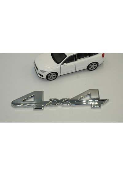 4X4 Arazi Suv Pickup Bagaj Krom Metal 3M 3D Yazı Logo Amblem (550753579)