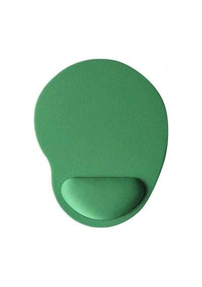 Bilek Destekli Mouse Pad Kumaş Yüzey Kaymaz Alt Taban Kullanıcı Dostu Şık Ve Rahat Tasarım Fare Altlığı Yeşi