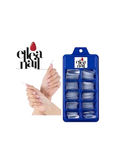 Ellea Nail Balerın Takma Tırnak 100'lü Şeffaf Renk