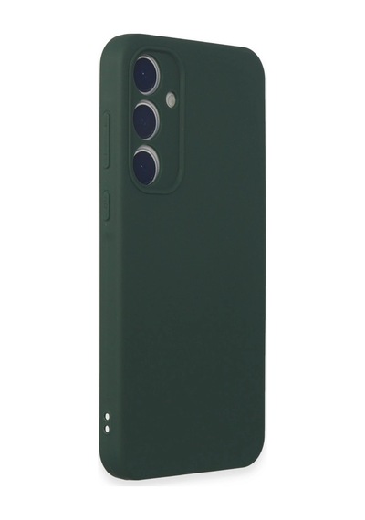 Galaxy Uyumlu. A15 4g Kılıf First Silikon - Koyu Yeşil