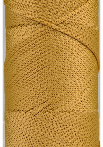 Premium 400 Gr Polyester Makrome Ipi 2 Mm 2li Set Hardal Makrame Ip Supla Çanta Ipi No:4