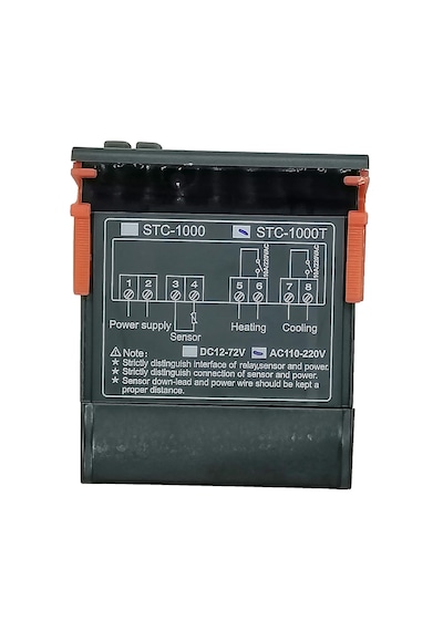 STC-1000T 220V 10A Özel Üretim Dijital Termostat+Yedek Prob