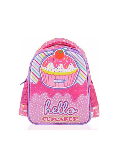 Muggle Mu-7075 Cup Cake Pembe Anaokulu Çantası