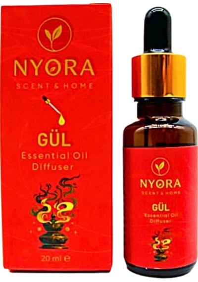 Mystica Gül Esansiyel Yağı Diffuser Oil Buhurdan Yağı 20ml Aromatik Esansiyel