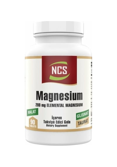 Magnesium 200 Mg Malat Taurat Glisinat 90 Tablet 3 Kutu