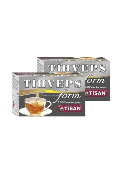 2 Kutu Tihveps Kayısılı Form Çayı Karışık Bitki Çayı Tiveps  Çayı 2 Pk.
