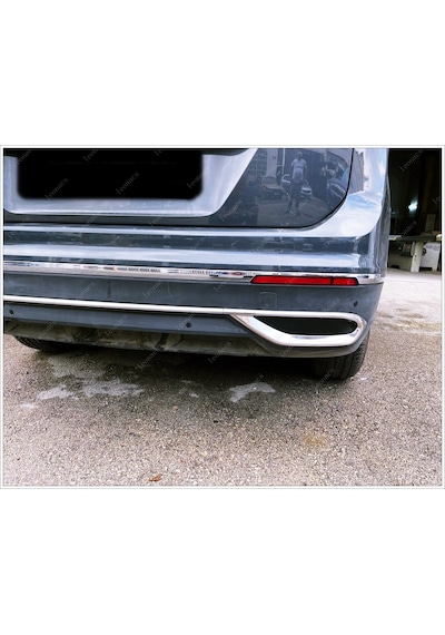 Vw Tiguan Krom Egzoz Görünümlü Difüzör 2020 ve Üzeri