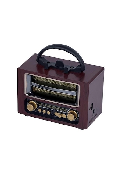 Torima NS-02 Brown Nostajik Radyo Bluetooth Hoparlör