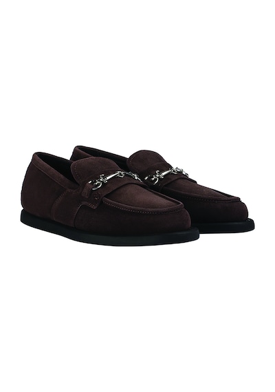 A Ca008 Camoscio T.moro Oxford Klasik Erkek Lu68550 Paciotti Men Shoe Kahverengi