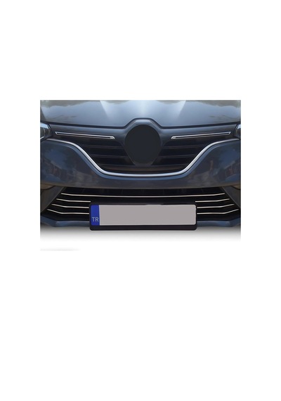 Renault Megane Ön Tampon Alt Çıta - Krom 7 Parça Hb/sd 2016-2020