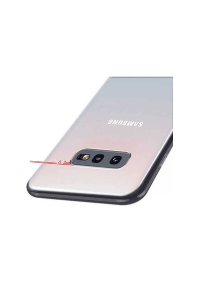 Galaxy S10e Kılıf Zore Süper Silikon Kapak Renksiz