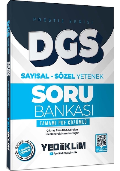 Yediiklim 2026 Dgs Prestij Serisi Sayısal Sözel Yetenek Tamamı Pdf Çözümlü Soru Bankası