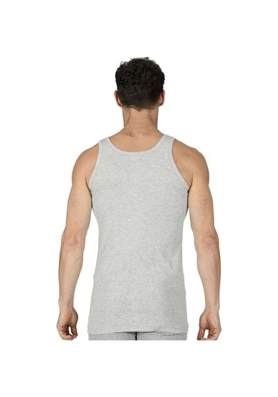 Özkan Underwear 6 Adet Özkan Erkek Ribana Atlet 11406 Gri