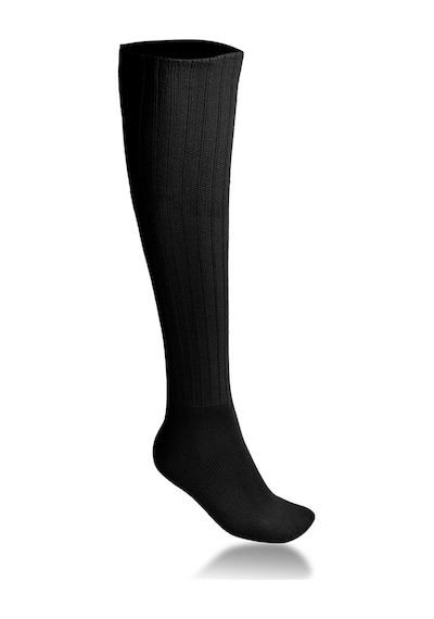 Ciho Socks 4 Çift Siyah Uzun Diz Altı Kışlık Kadın Yünlü Çizme Uyku Çorabı Soft Touch Siyah