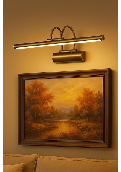 Eskitme Flüt Duvar Apliği 35cm 6w Led 3200k Gün Işığı Banyo, Ayna, Resim, Tablo, Çerçeve Üs