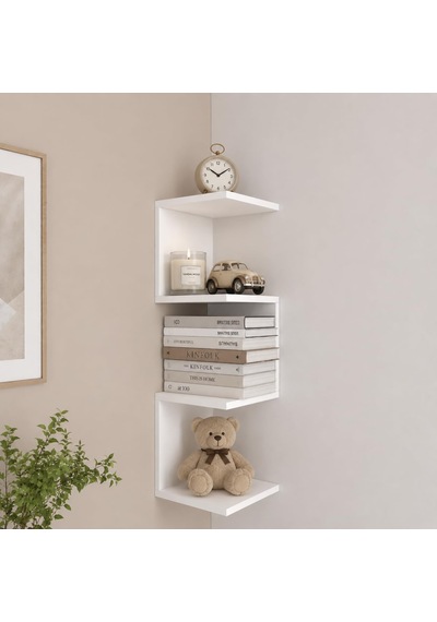 Tr Corner Köşe Duvar Rafı Kitaplık Genel