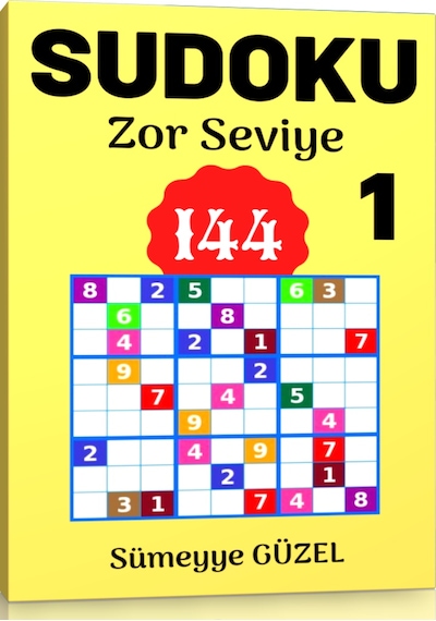 Sudoku Zor Seviye Kitap Seti 3 Kitap