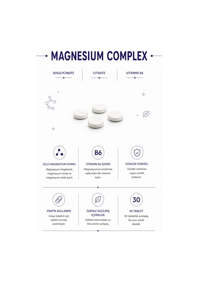 Collagen Forte Platinum Magnezyum With Vitamin B6 30 Tablet
