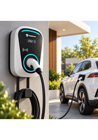 Solplanet Sol Evpower Ac 2kw Elektrikli Araç Şarj İstasyonu