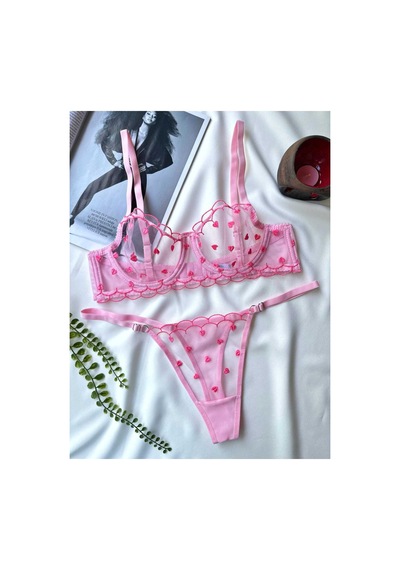 La Linaa Valentina Kadın Pembe Dantelli Tanga Külotlu Sütyen Takım Pembe - 753914042 Pembe La Linaa Valentina Kadın Pembe Dantelli Tanga Külotlu Sütyen Takım Pembe - 753914042 Pembe