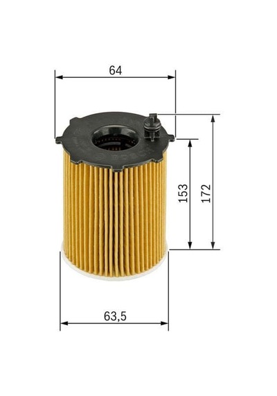BOSCH F026407072 Yağ Filtresi Bmw 1 Bmw 3 Bmw 5