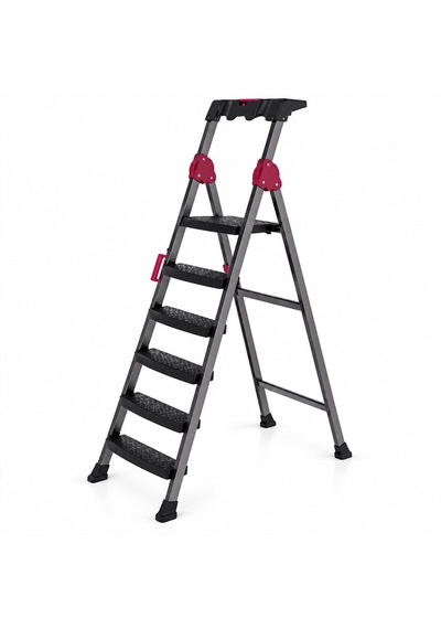 5+1 Basamaklı Metal Merdiven 150kg.taşıma Diğer