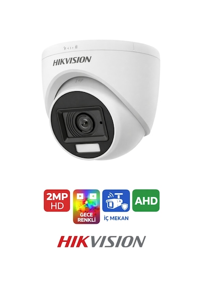 Ds-2ce76d0t-exlpf Renkli Gece Dome Kamera Güvenlik Kamerası