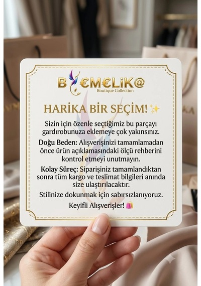 Byemelika Genç Büyük Beden, Kolye Detaylı, Cepli Rahat Kesim Ebise Camel