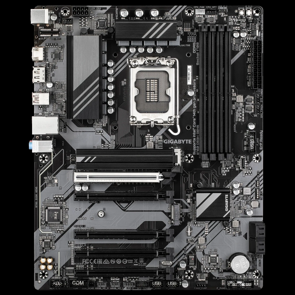 Gıgabyte B760 Ds3h Gen5, 4xddr5, 2xm.2, Dp, Hdmı, Type-c, 13-14.nesil, Lga1700 Soket, Anakart