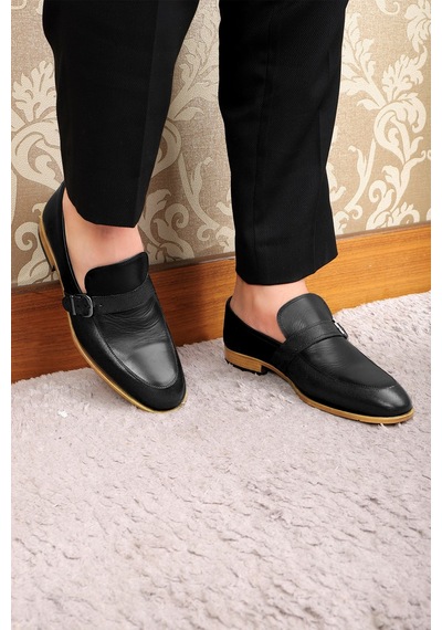 Ducavelli Fiela Hakiki Deri Erkek Klasik Ayakkabı, Loafer Klasik 001