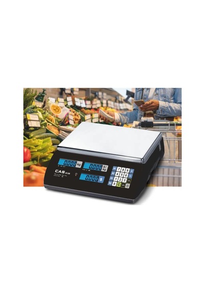 Cas Er Jr 15kg Lcd Ekran Boyunsuz Fiyat Hesaplamalı Terazi