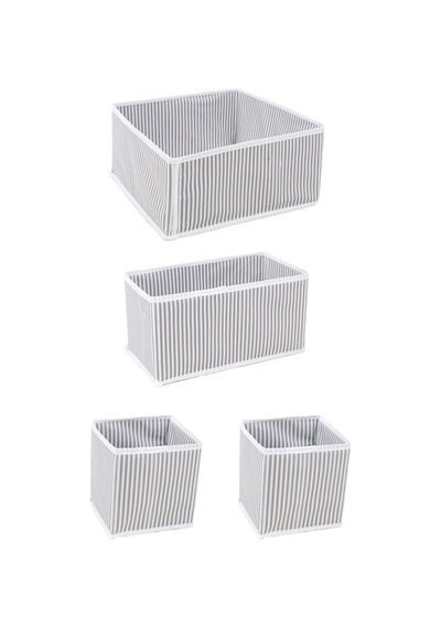 Çekmece Düzenleme Kutu Seti Organizer 4lü Set 5468 Çok Renkli