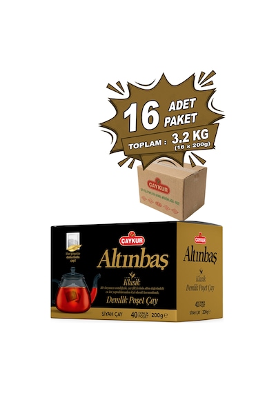 Altınbaş Demlik Poşet Çayı 5gr 40 Adet Onaltılı Paket