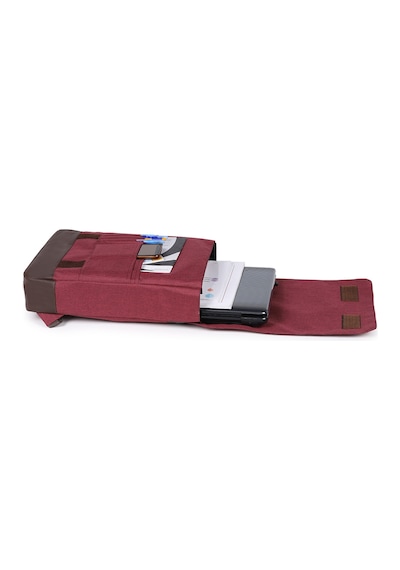 Strong 15.6 Inch Laptop Bölmeli Sırt Çantası, Okul Ve Seyahat Çan Bordo (490565514)