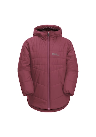 Jack Wolfskin Unısex Çocuk Outdoor Montu Solyd Ins Pembe Su İtici Pembe Pembe
