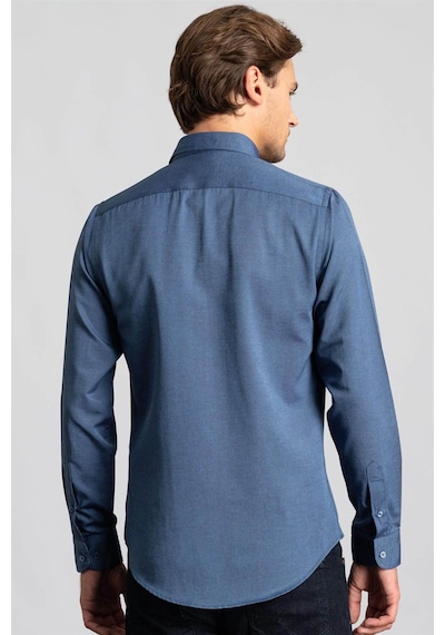 Tudors Slim Fit Dar Kesim Uzun Kol Erkek Gömlek-23356 Lacivert Tudors Slim Fit Dar Kesim Uzun Kol Erkek Gömlek-23356 Lacivert