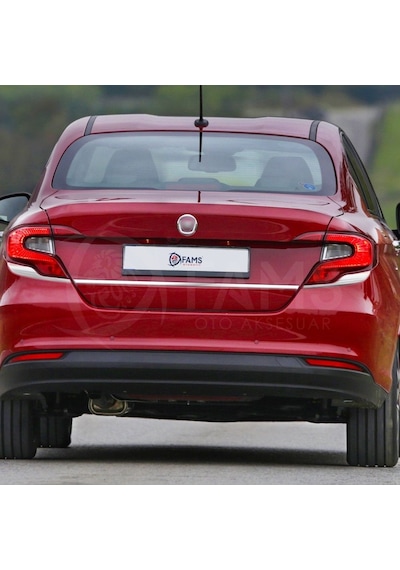 Fiat Egea Sedan Krom Stop Kaşı 3 Parça 2015 ve Üzeri P.Çelik