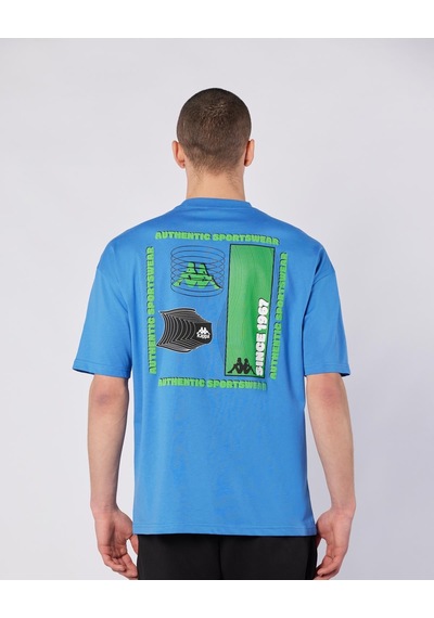 Kappa Bento Tshirt Erkek Mavi Regular Tişört