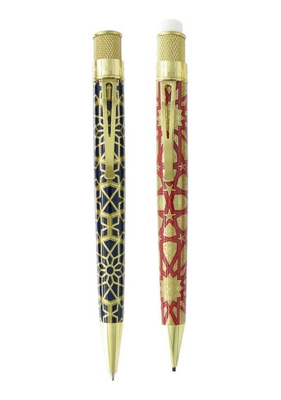 Retro 51 The Met Geometric Roller Kalem-mekanik Kurşun Kalem 1.15 Mm Seti Mrs-2121 Çok Renkli