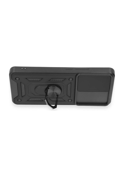 Uryport Xiaomi Mi 12t Pro Kılıf Pars Lens Yüzüklü Silikon - Siyah
