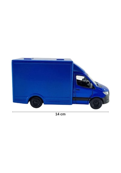 Craftivio 1:48 Ölçek Mercedes-benz Sprinter Çek Bırak Metal Kargo Kamyoneti Oyuncak Araba 14 Cm