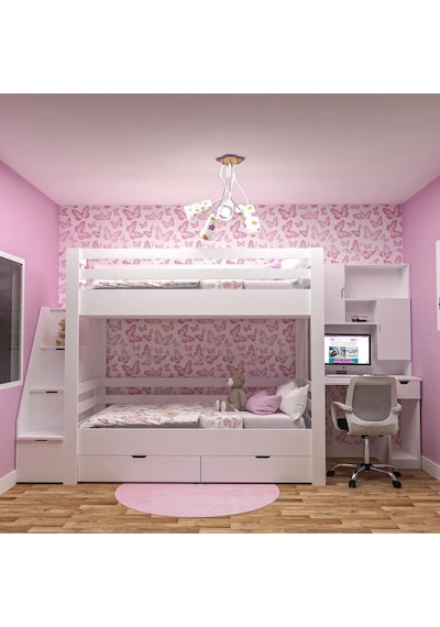 Loft Genç Odası Takımı Mdf Siyah Loft Genç Odası Takımı Mdf Siyah