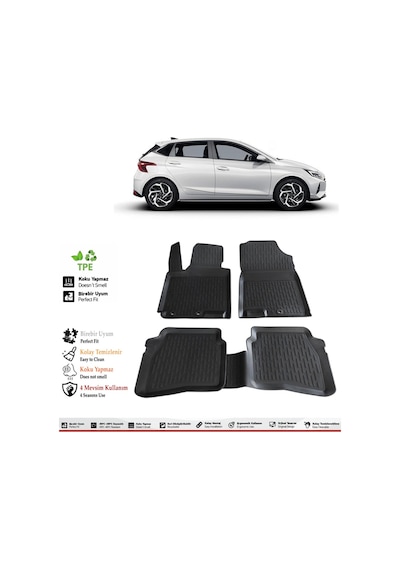 Hyundai İ20 2023 Model 4d Havuzlu Paspas