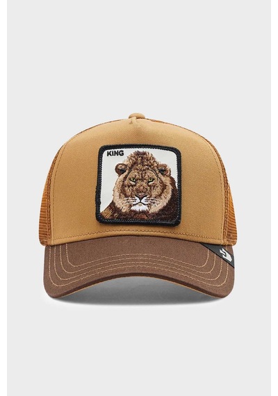 Goorin Bros 101-0388 The King Lion File Detaylı Animal Desenli Şapka Unisex Şapka 1010388 Camel