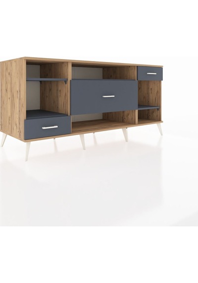Kronos Konsol 4 Raflı 3 Çekmeceli 176x59x83 Çam-antrasit/antrasit Antrasit/antrasit Kronos Konsol 4 Raflı 3 Çekmeceli 176x59x83 Çam-antrasit/antrasit Antrasit/antrasit