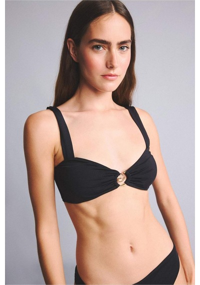 Defacto Regular Fıt Geniş Askılı Siyah Bikini Üstü G4642ax26smbk81 Siyah-bk81