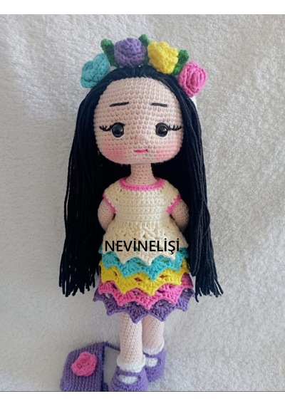 Amigurumi Derin Bebek Çok Renkli