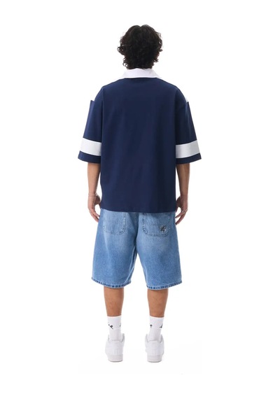 More Black Soccer Culture Baskılı Polo Yaka Premium Oversize Tshirt Parlament